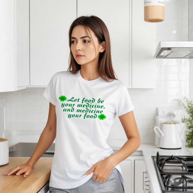 T-shirt Que la nourriture soit la médecine : déverrouiller (Créateur téléchargé)