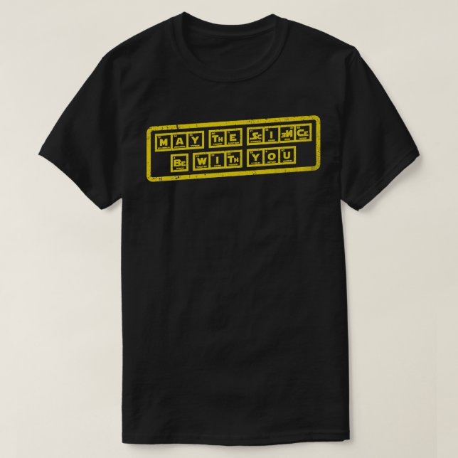 T-shirt Que la science soit avec toi (Design devant)