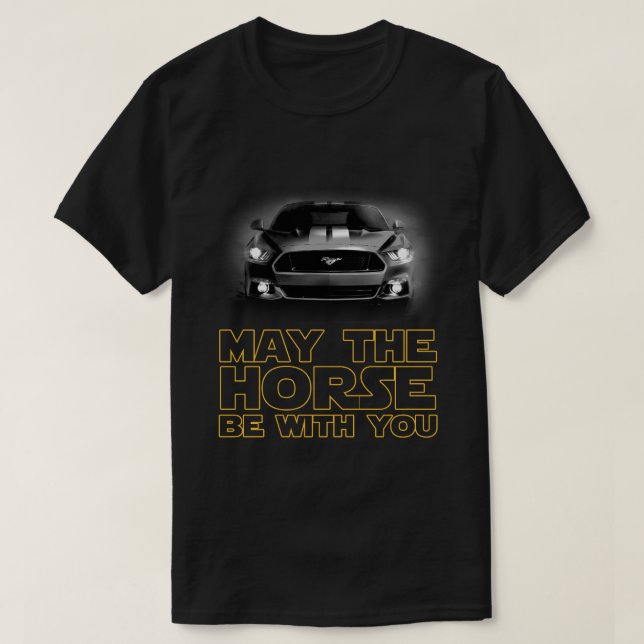 T-shirt que le cheval soit avec vous 3 (Design devant)