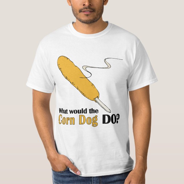 T-shirt Que le chien de maïs ferait-il ? (Devant)