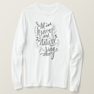 T-shirt Que le ciel chante longtemps la chemise des femmes