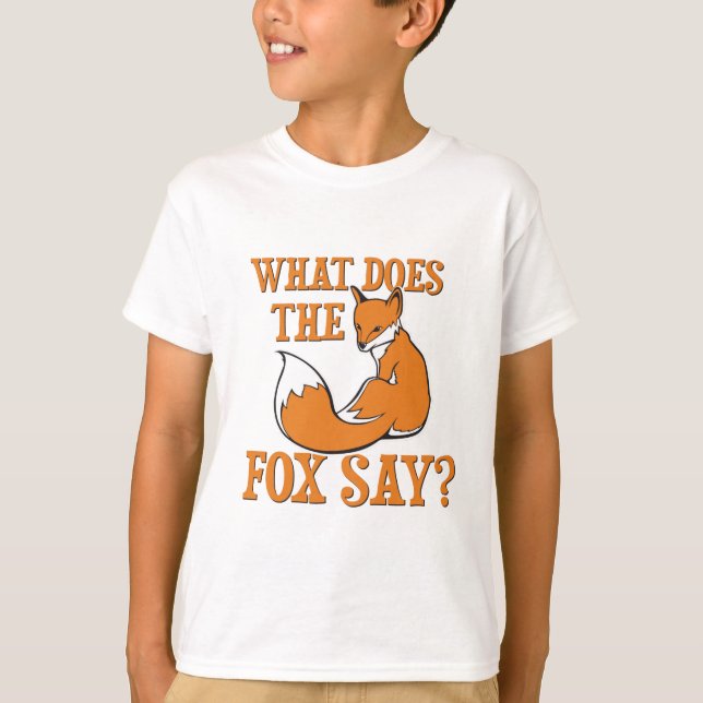 T-shirt Que le Fox indique-t-il ? (Devant)