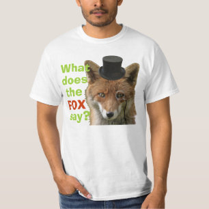 T-shirt Que le Fox indique-t-il ?