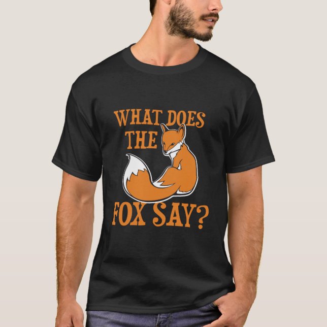 T-shirt Que le Fox indique-t-il ? (Devant)