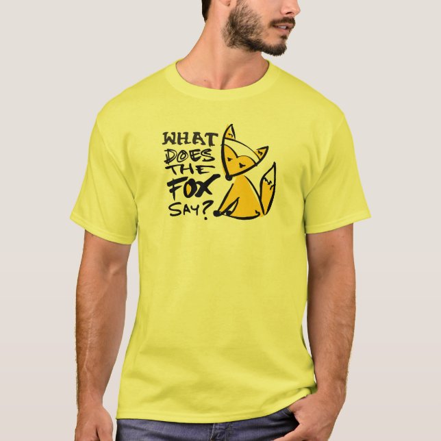 T-shirt Que le Fox indique-t-il ? (Devant)