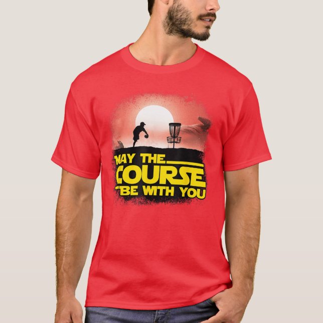 T-shirt Que le parcours soit avec vous Cadeaux de golf T-s (Devant)