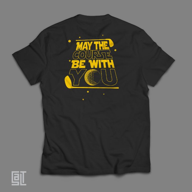 T-shirt Que le parcours soit avec vous Funny Golf (Créateur téléchargé)