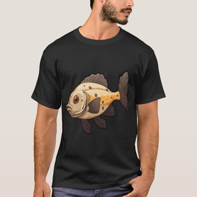 T-shirt Que le poisson soit avec vous drôle de conception  (Devant)
