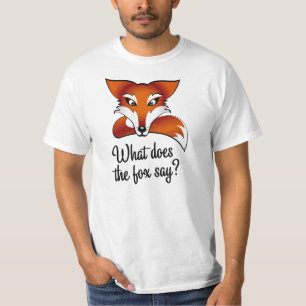 T-shirt Que le renard fait-il disent-ils ?