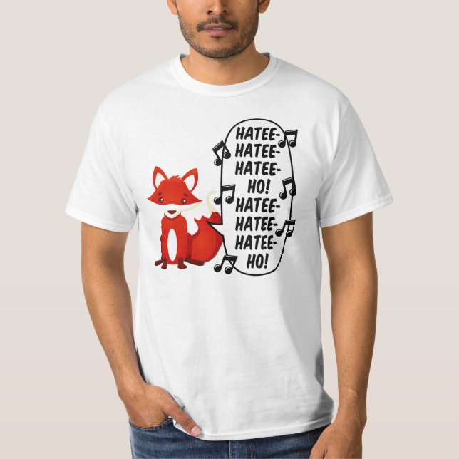 T-shirt Que le renard fait-il disent-ils ? (Devant)
