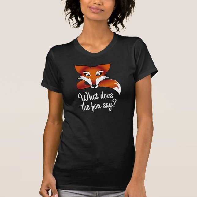 T-shirt Que le renard fait-il disent-ils ? (Devant)