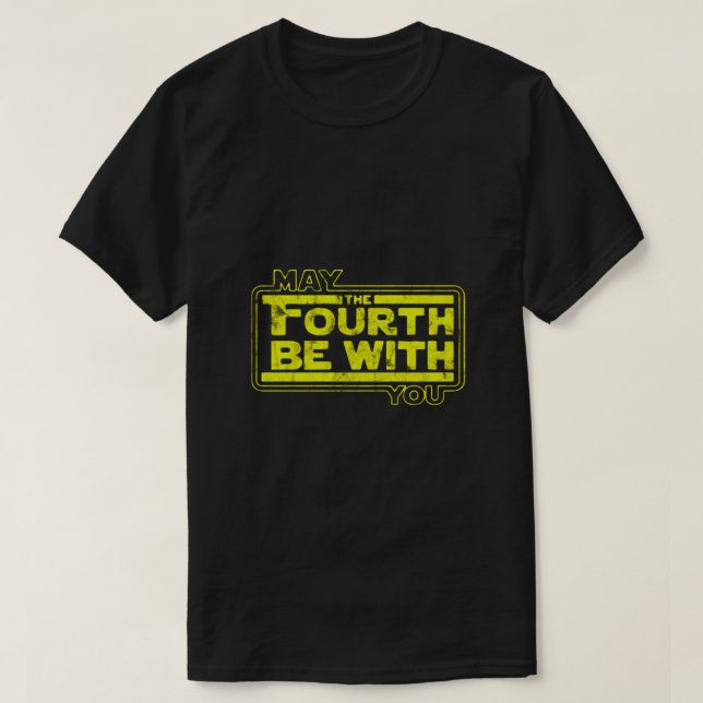 T-shirt Que Les Quarties Soient Avec Vous Classique (Design devant)