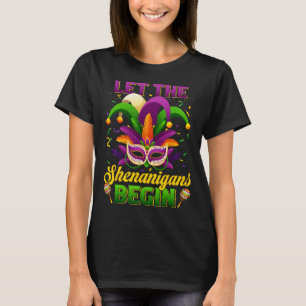 T-shirt Que Les Shenanigans Commencent Des Hommes Mardi Gr