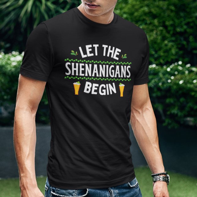 T-shirt Que les Shenanigans commencent la Saint Patrick (Créateur téléchargé)