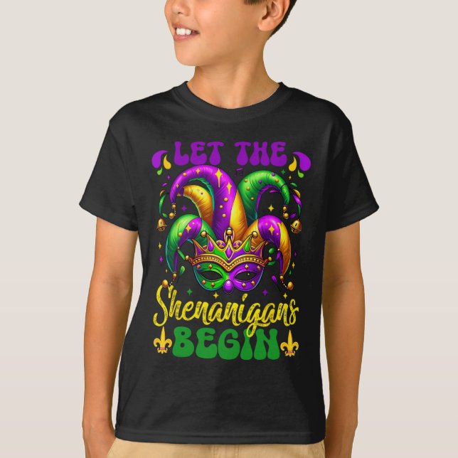 T-shirt Que Les Shenanigans Commencent Mardi Gras 5 (Devant)