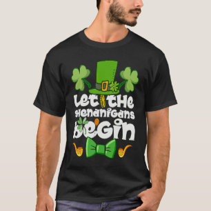 T-shirt Que les Shenanigans commencent une joyeuse Saint P