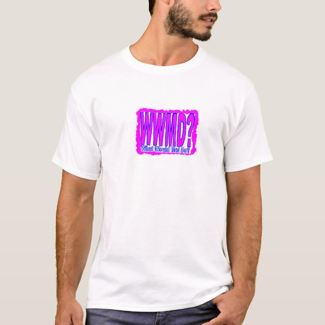 T-shirt Que Mel ferait-il ? - Pochoir (Devant)