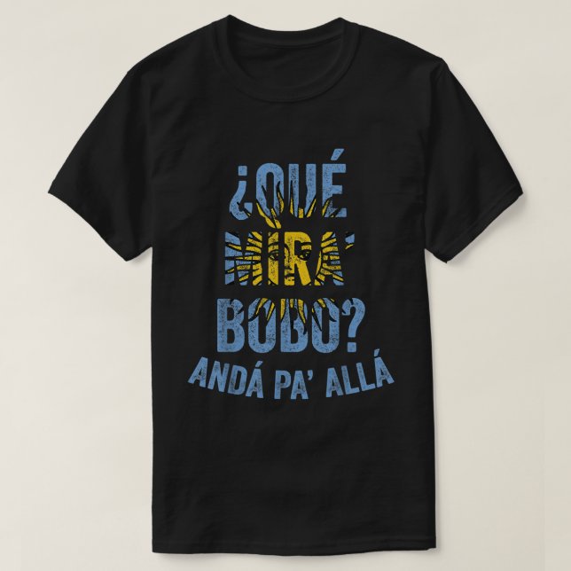 T-shirt Qué Miras Bobo, Qué Mira Costume Bobo Pour Hommes  (Design devant)