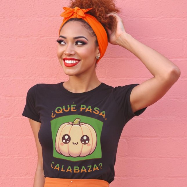 T-shirt Qué pasa calabaza Chemise espagnole Halloween (Qué pasa calabaza Halloween Spanish Shirt)
