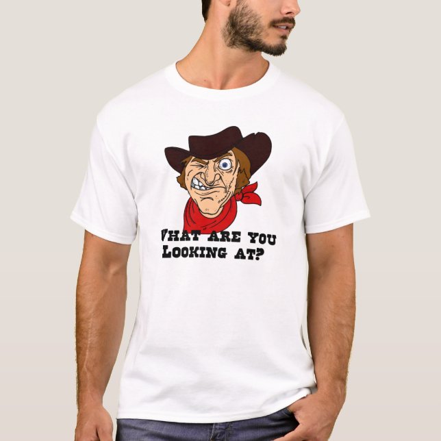 T-shirt Que regardez-vous ? (Devant)