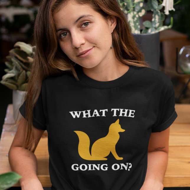 T-shirt Que Se Passe Le Renard ? (What The Fox Going On? T-Shirt)