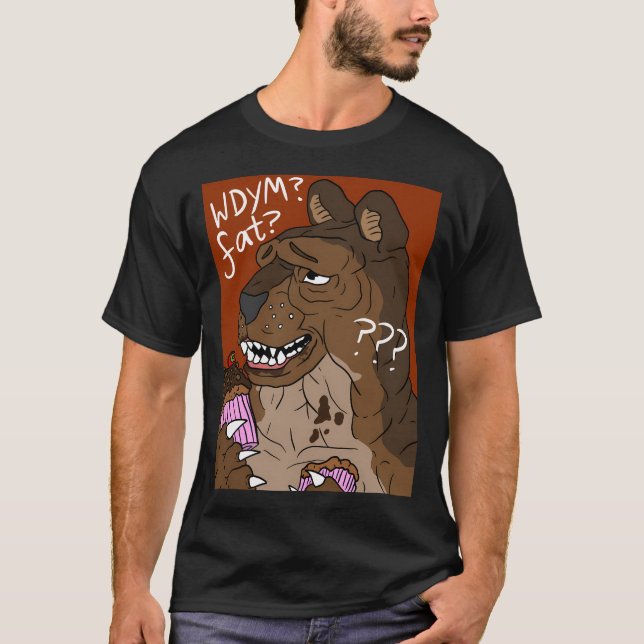 T-shirt Que Veux-Tu Dire, Je Suis Un Ours De Cupcake Au Ch (Devant)