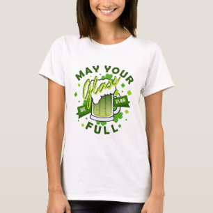 T-shirt Que votre verre soit vert complet Bière St. Patric
