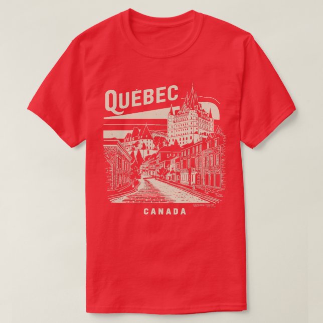 T-shirt québec canada 1 (Design devant)