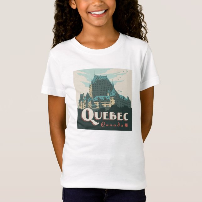 T-Shirt Québec Canada | Château Frontenac (Devant)
