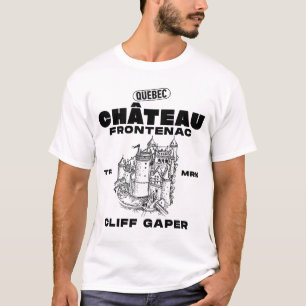 T-shirt Québec : chateau frontenac gueule de ravin