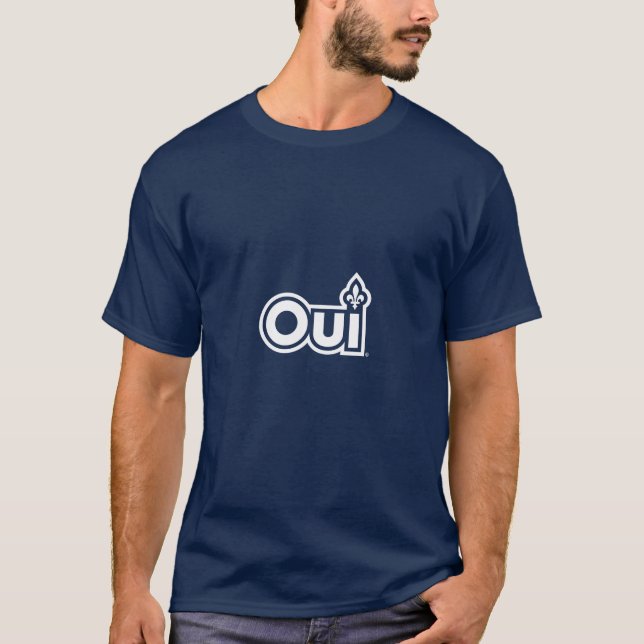 T-SHIRT QUEBEC OUI (Devant)