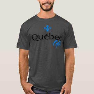 T-shirt Québec Vie Grandir Canadien
