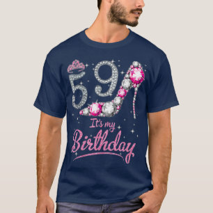 T-shirt Queen 59 Ans C'Est Mon Anniversaire Vintage Rétro