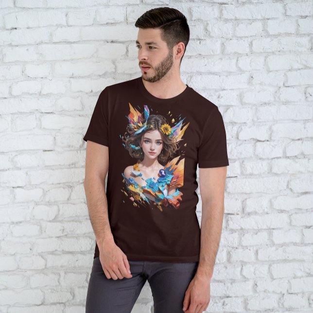 T-shirt Queen beauté 3D (Créateur téléchargé)
