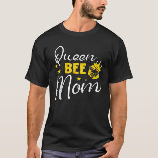 T-shirt Queen Bee Maman Mère Beehik Honeycomb Stingless Ho
