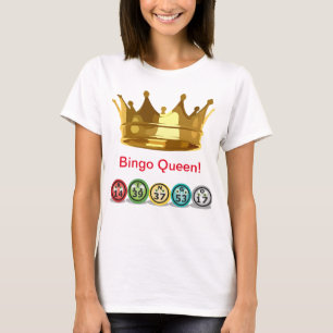 T-shirt Queen Bingo modifiable