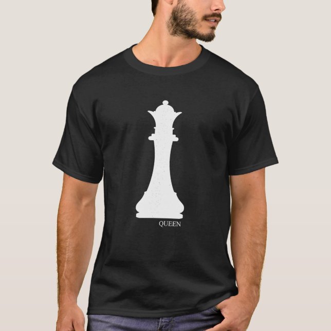T-shirt Queen Chess Piece Costume d'Halloween Chess Club (Devant)