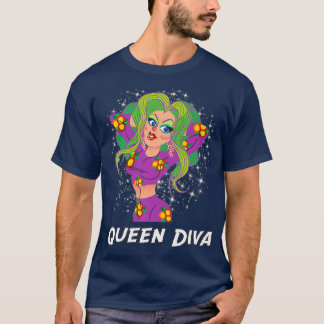 T-shirt Queen Diva - Funny Drag Queen Premium