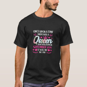 T-shirt Queen Est Né En Septembre 2014 8E Anniversaire 8 Y