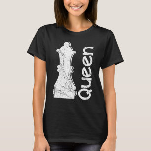 T-shirt Queen Funny Chess Piece Famille Couple Group T