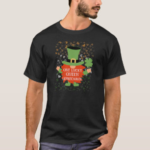 T-shirt Queen Funny St Patrick's Day Lucky Gnome Family Ma