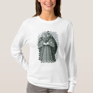 T-shirt Queen Mary I gravé par T.Brown