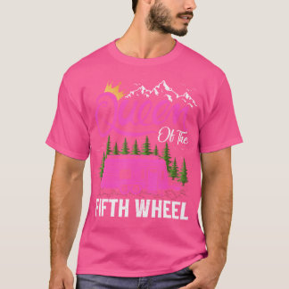 T-shirt Queen Of 5Th Wheel Camping Camping Vacation Camper