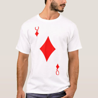 T-shirt Queen of Diamonds Deck de cartes Costume d'Hallowe