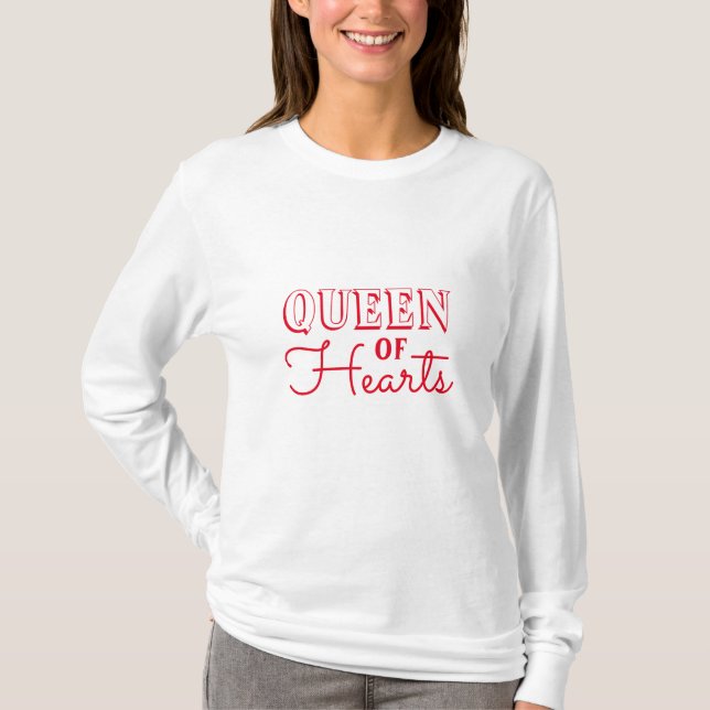 T-SHIRT QUEEN OF HEARTS (Devant)