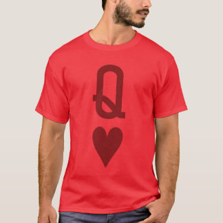 T-shirt Queen of Hearts and King of Hearts Couples Matchin
