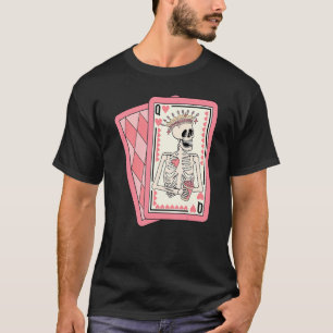 T-shirt Queen Of Hearts Jeu Carte Valentines Jour