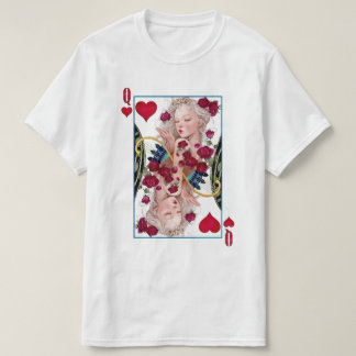 T-shirt Queen of Hearts Surdimensionné Graphisme, Jouer de