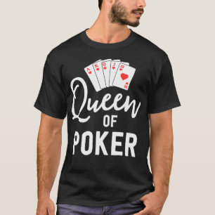 T-shirt Queen Of Poker s pour les femmes Las Vegas Casino