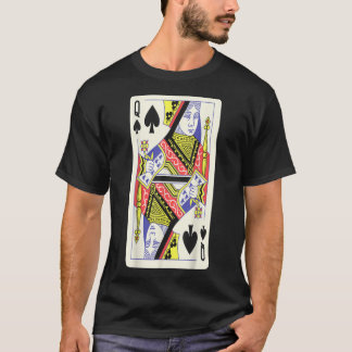 T-shirt Queen of Spades Jouer Carte Couples Halloween Co